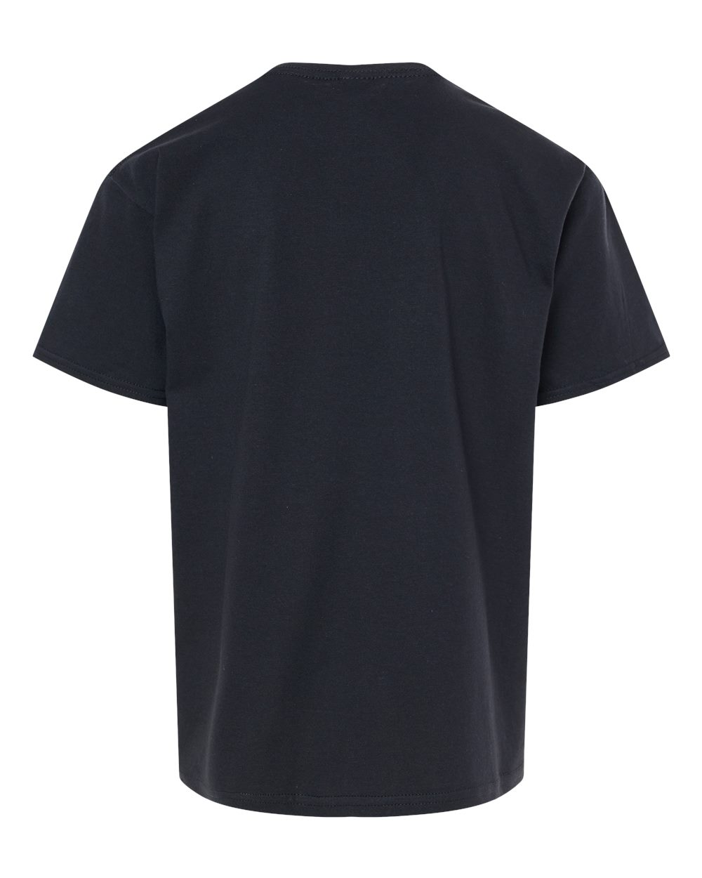 Gildan Youth Softstyle 64000B black, back view