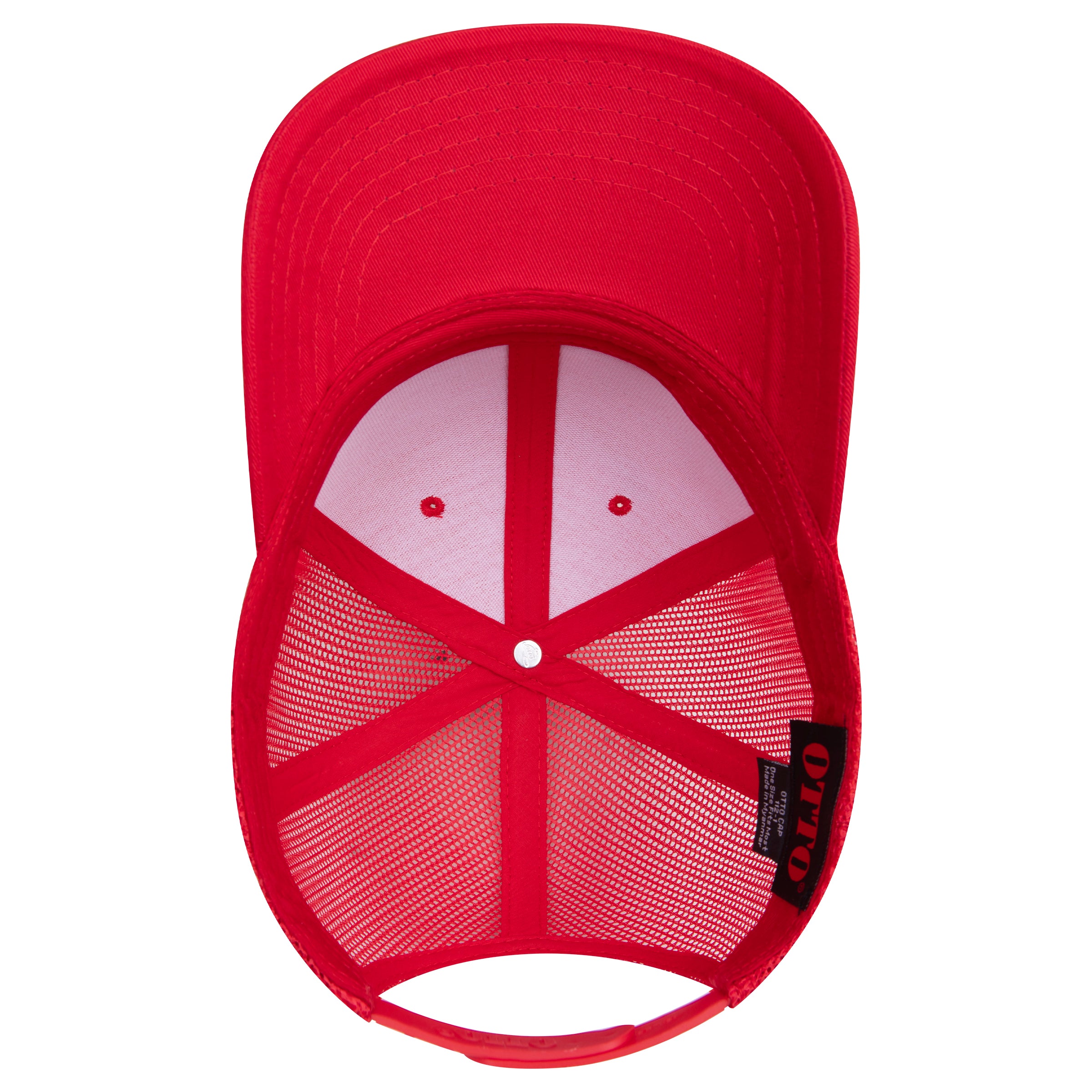 OTTO 112-1 mesh back trucker in Red