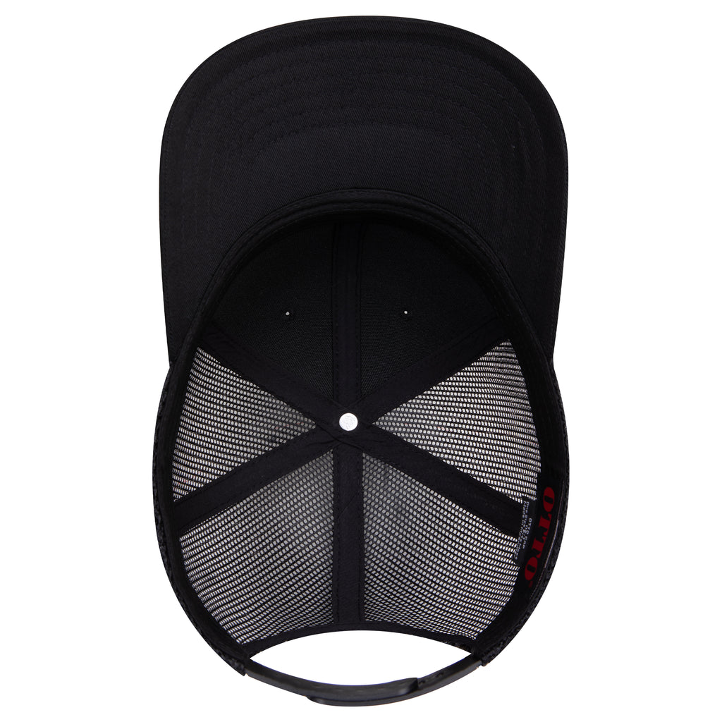 OTTO 112-1 mesh back trucker in Black