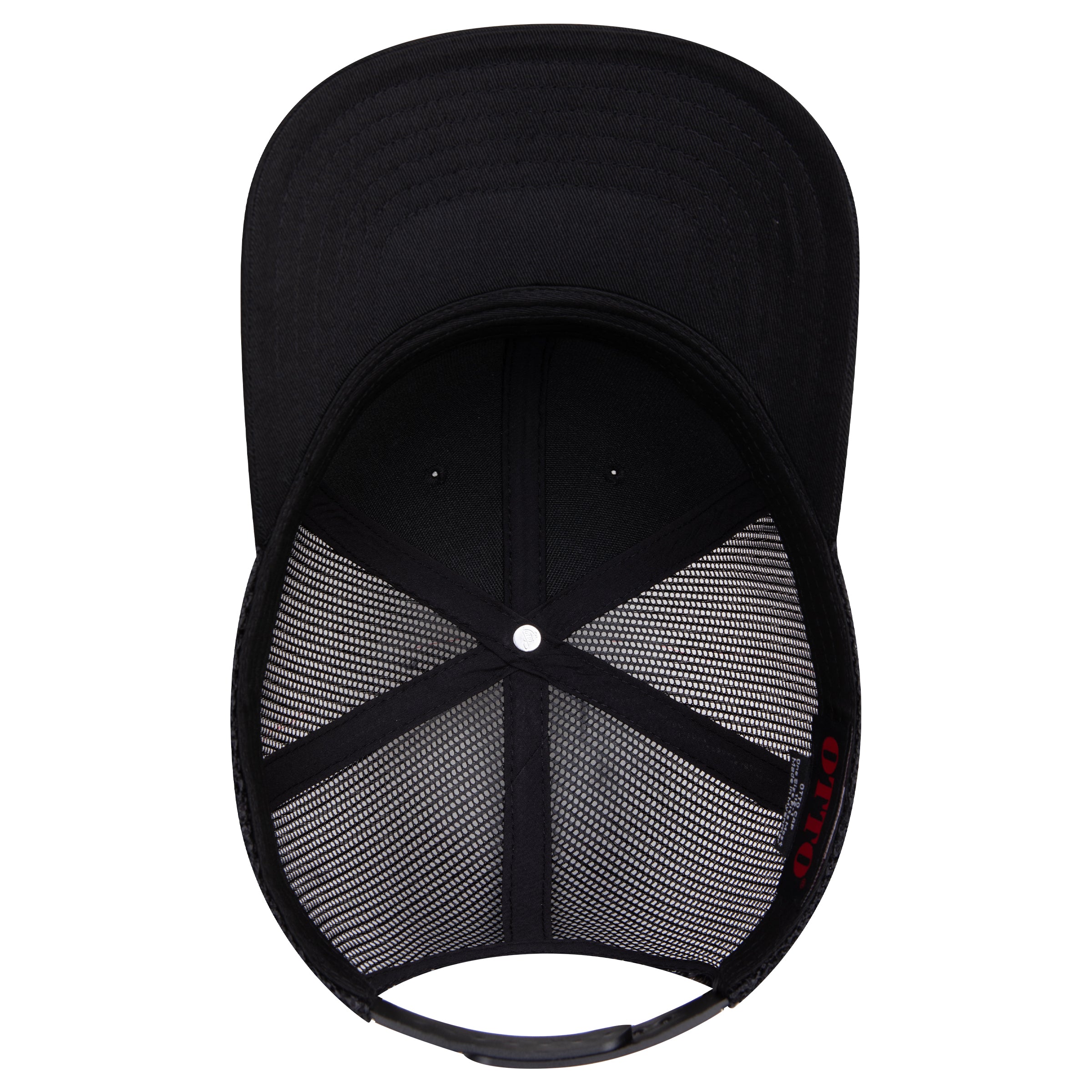 OTTO 112-1 mesh back trucker in Black