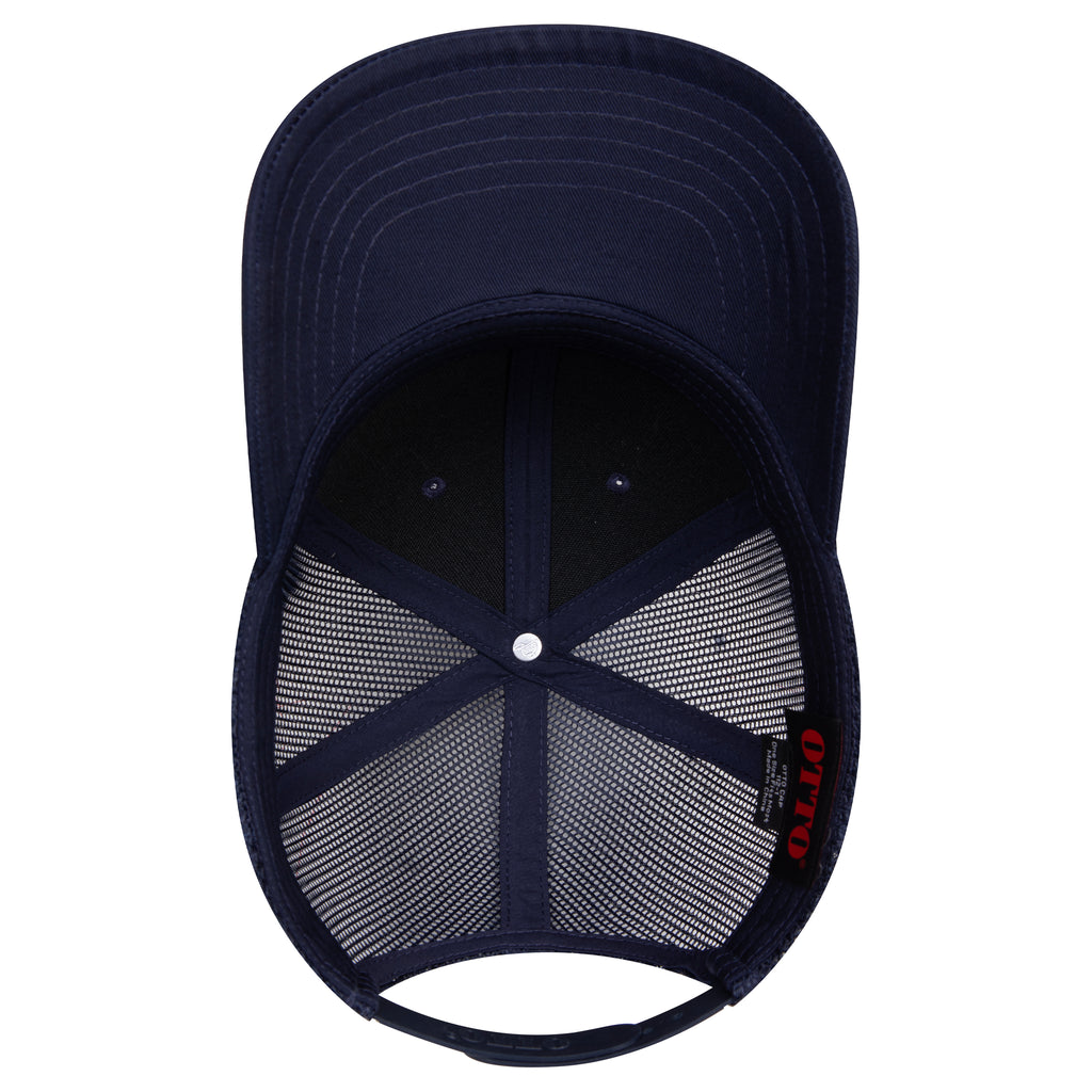 OTTO 112-1 mesh back trucker in Navy