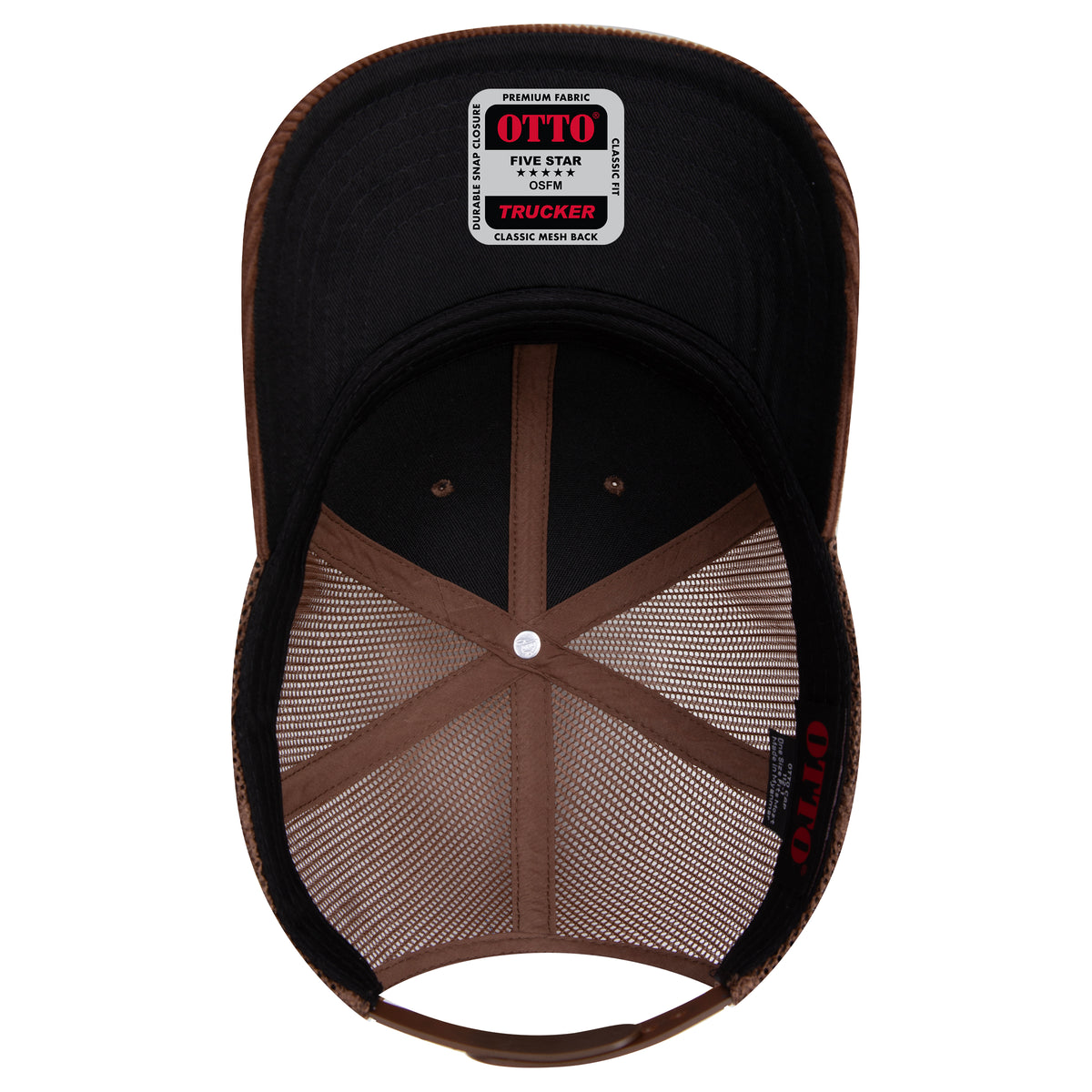OTTO 112-1 mesh back trucker in Brown