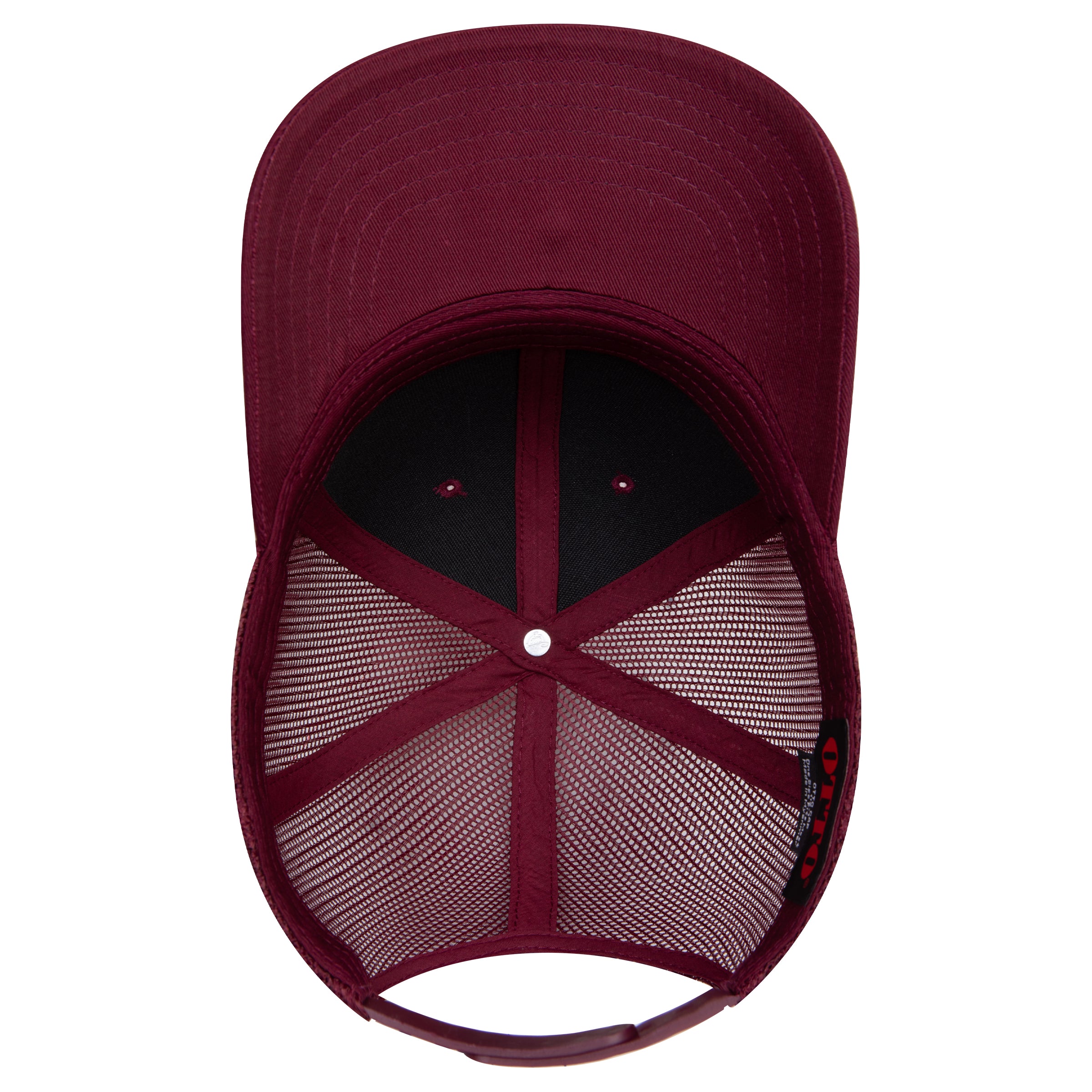 OTTO 112-1 mesh back trucker in Maroon