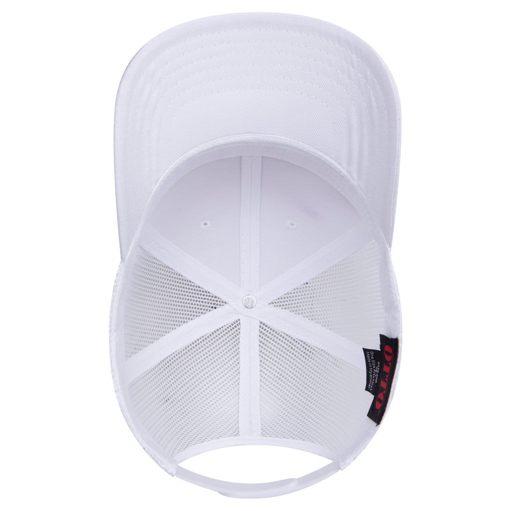 OTTO 112-1 mesh back trucker in White
