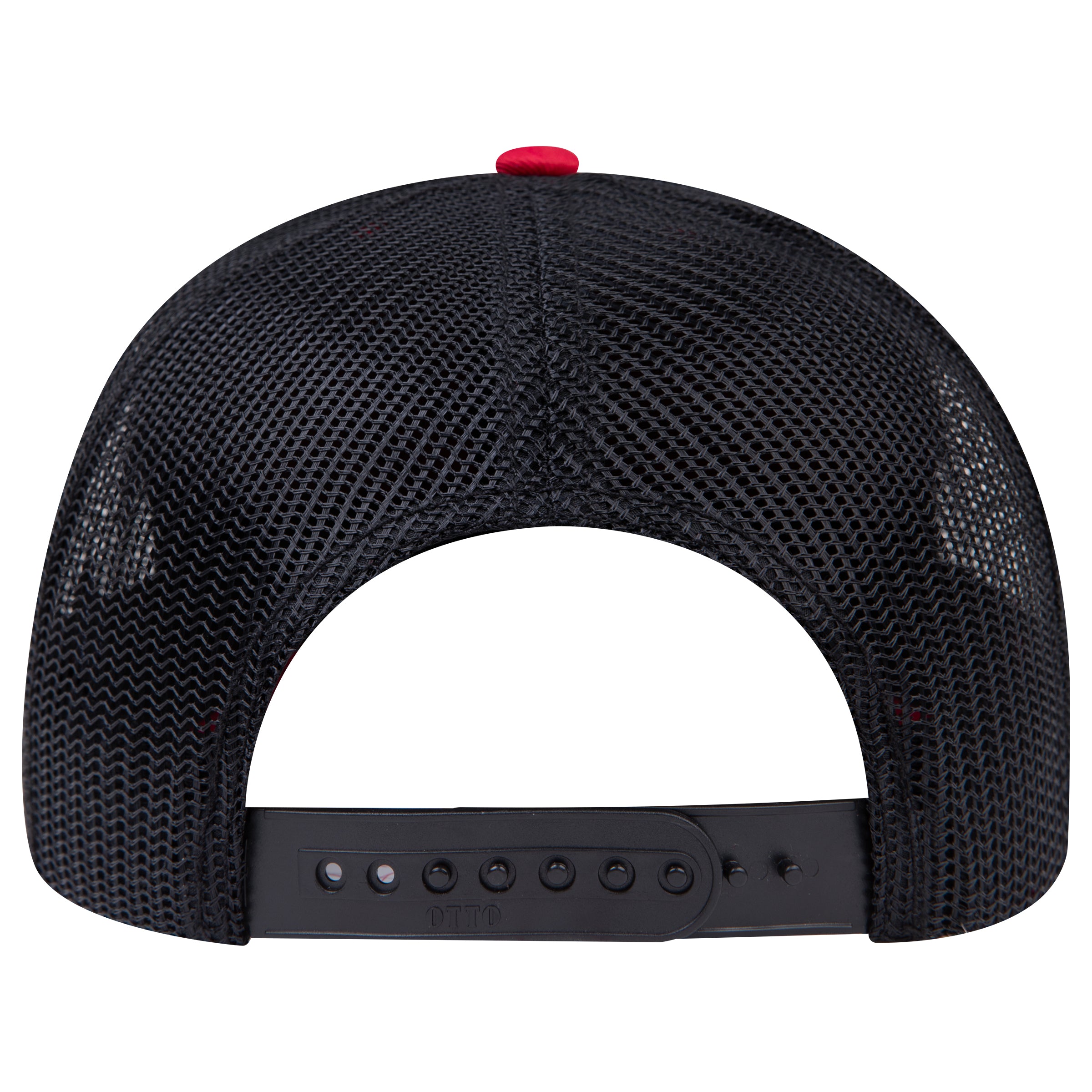OTTO 112-1 mesh back trucker in Red / Black