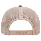 OTTO 112-1 mesh back trucker in Black / Khaki