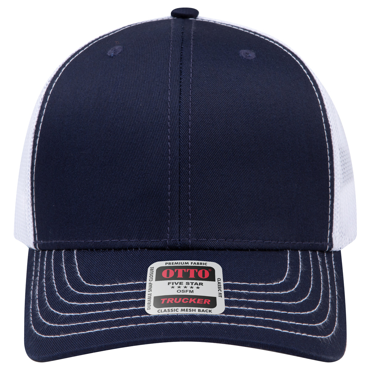 OTTO 112-1 mesh back trucker in Navy / White