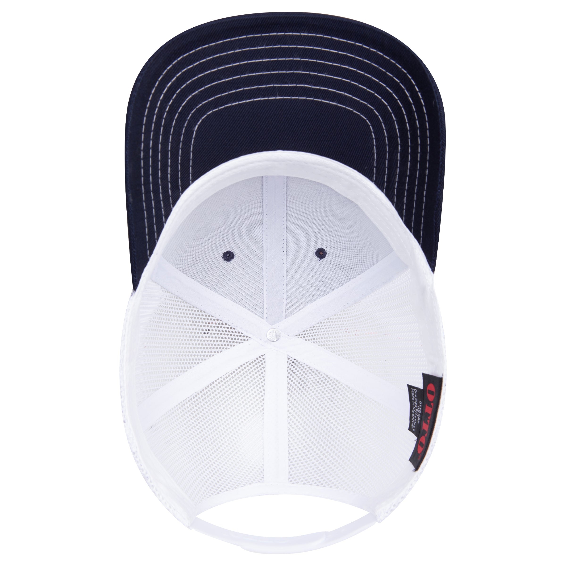 OTTO 112-1 mesh back trucker in Navy / White
