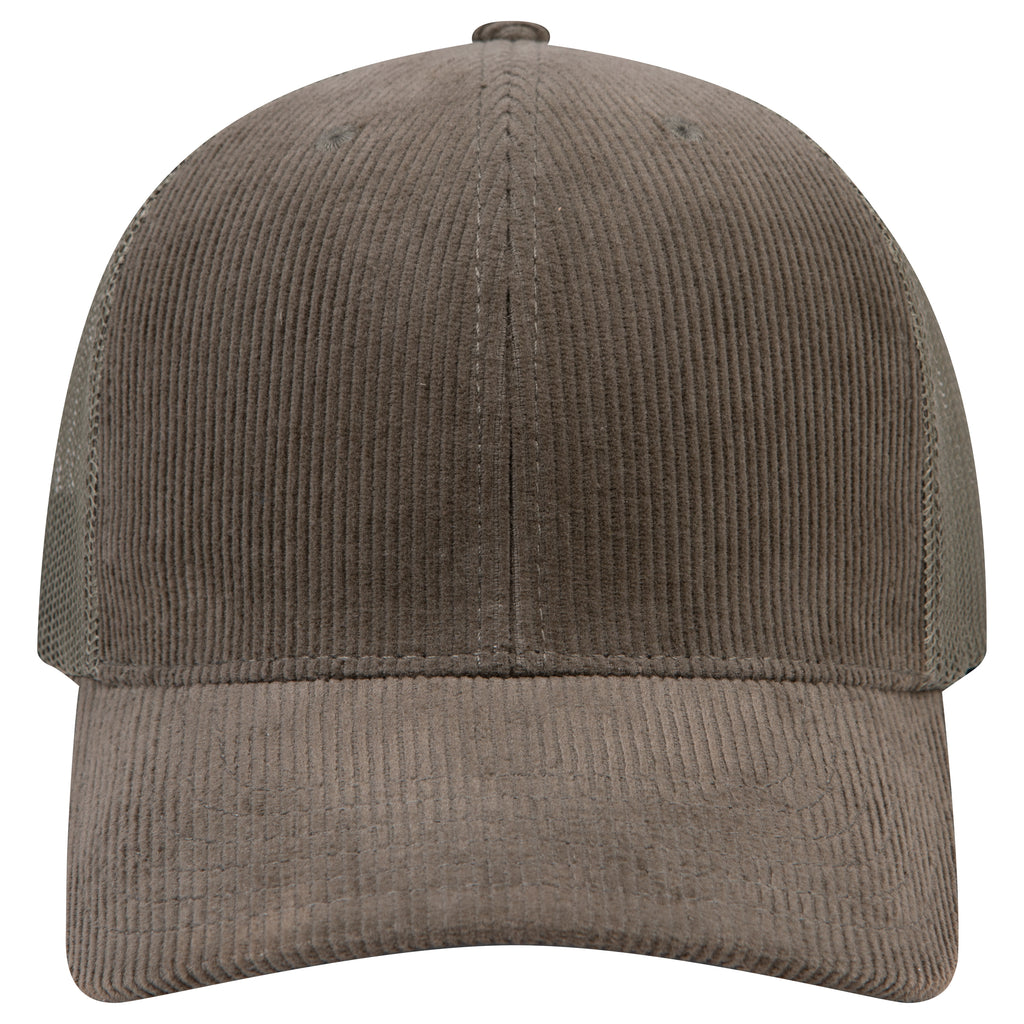 OTTO 112-1 mesh back trucker in Dark Olive Green