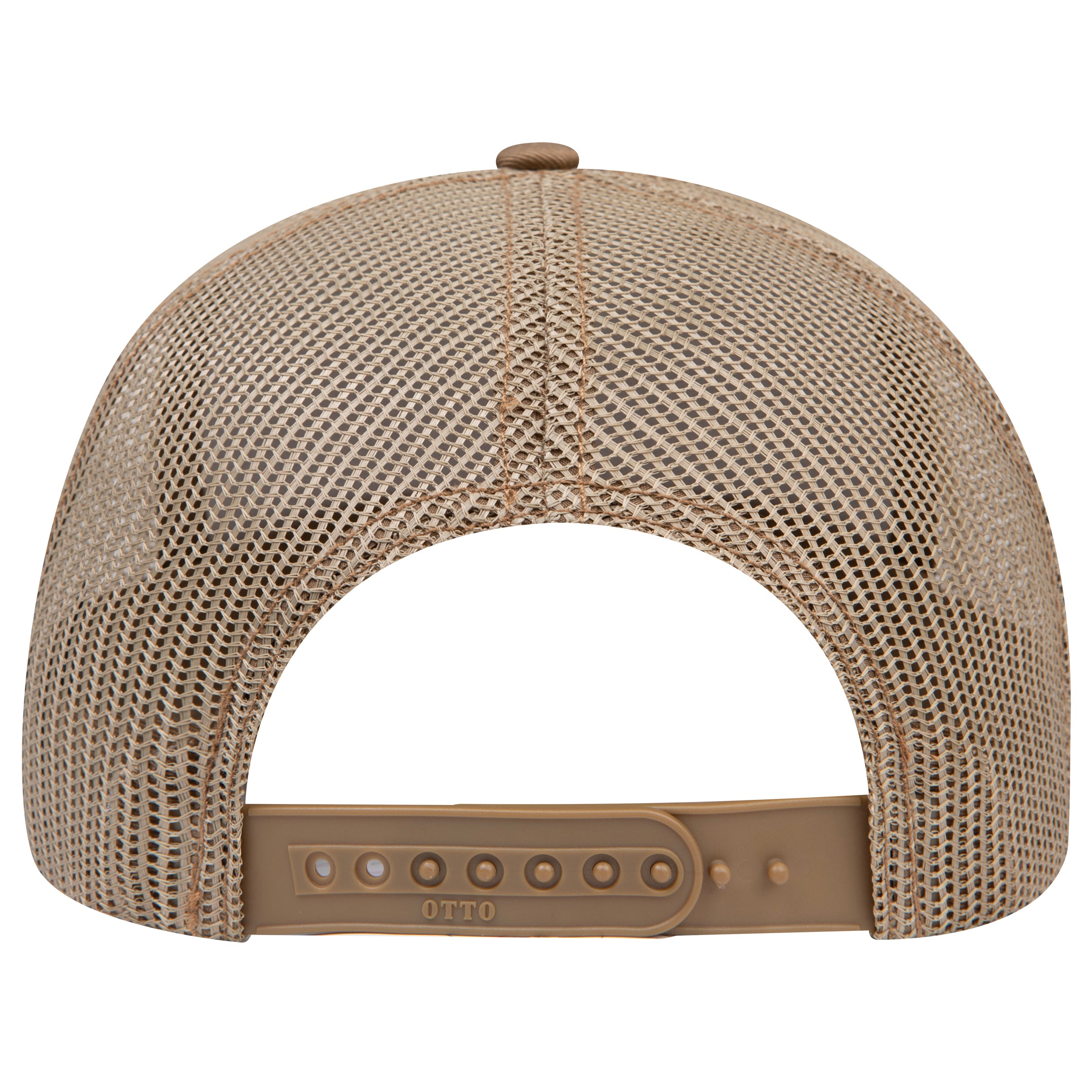 OTTO 112-1 mesh back trucker in Coyote Brown