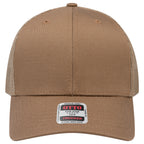 OTTO 112-1 mesh back trucker in Coyote Brown