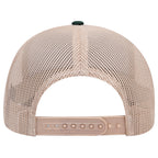 OTTO 112-1 mesh back trucker in Dark Green / Khaki