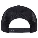 OTTO 112-1 mesh back trucker in Charcoal Gray / Black