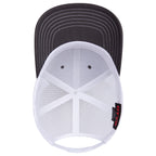 OTTO 112-1 mesh back trucker in Charcoal Gray / White