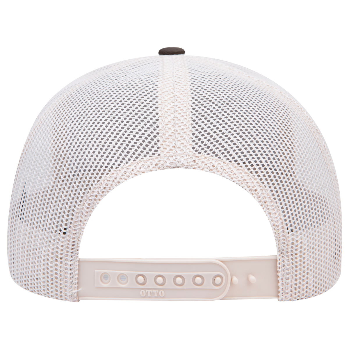 OTTO 112-1 mesh back trucker in Dark Olive Green / Light Khaki