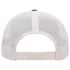 OTTO 112-1 mesh back trucker in Coyote Brown / Light Khaki