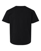 BELLA+CANVAS 3010Y youth heavyweight black, back view