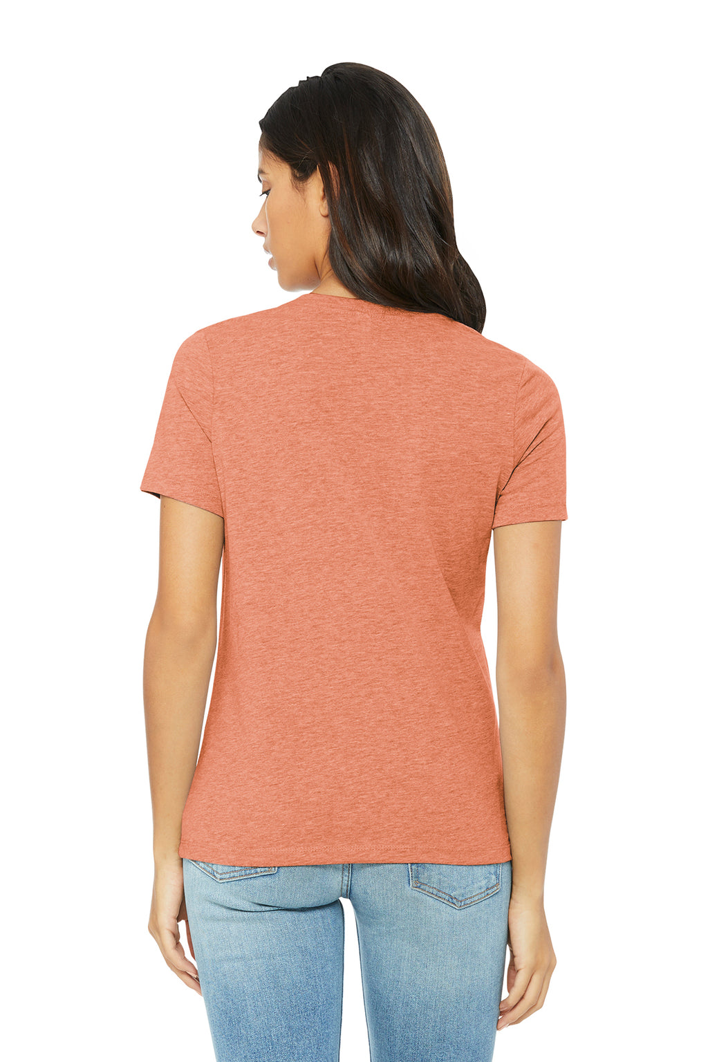 BELLA+CANVAS Women's Relaxed CVC Tee BC6400CVC — Heather Sunset