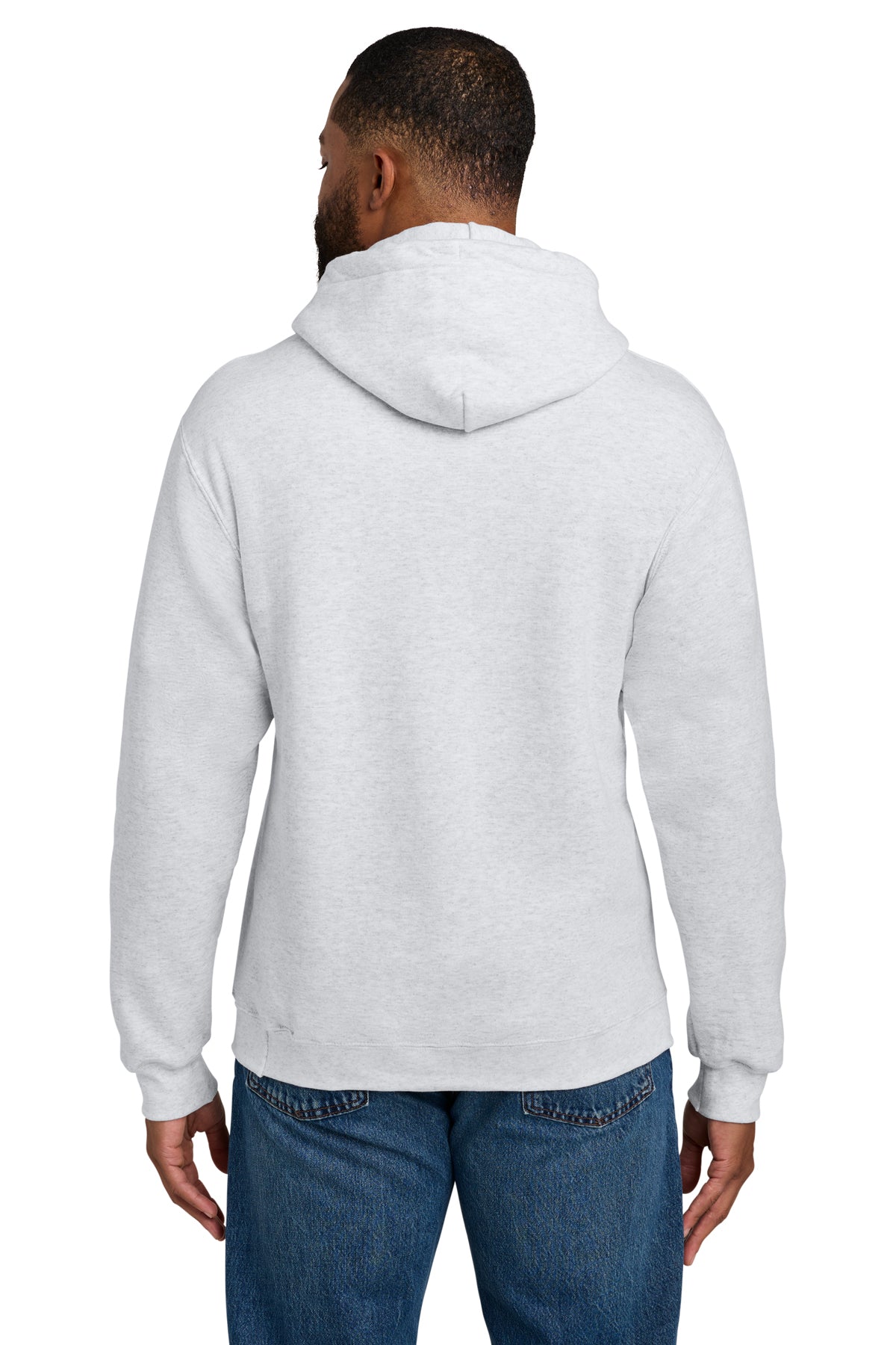 Port & Company Essential Fleece Pullover Hoodie PC90H — Ash