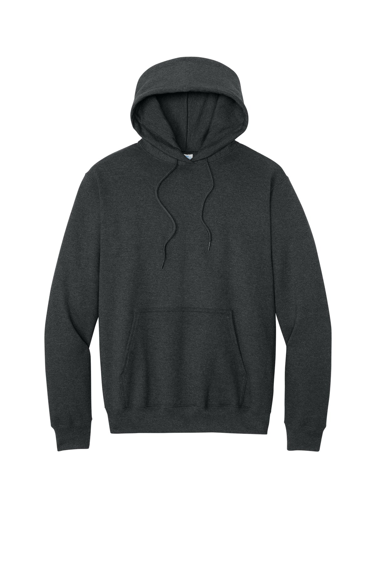 Port & Company Essential Fleece Pullover Hoodie PC90H — Black Heather
