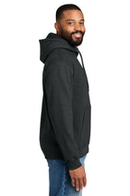Port & Company Essential Fleece Pullover Hoodie PC90H — Black Heather