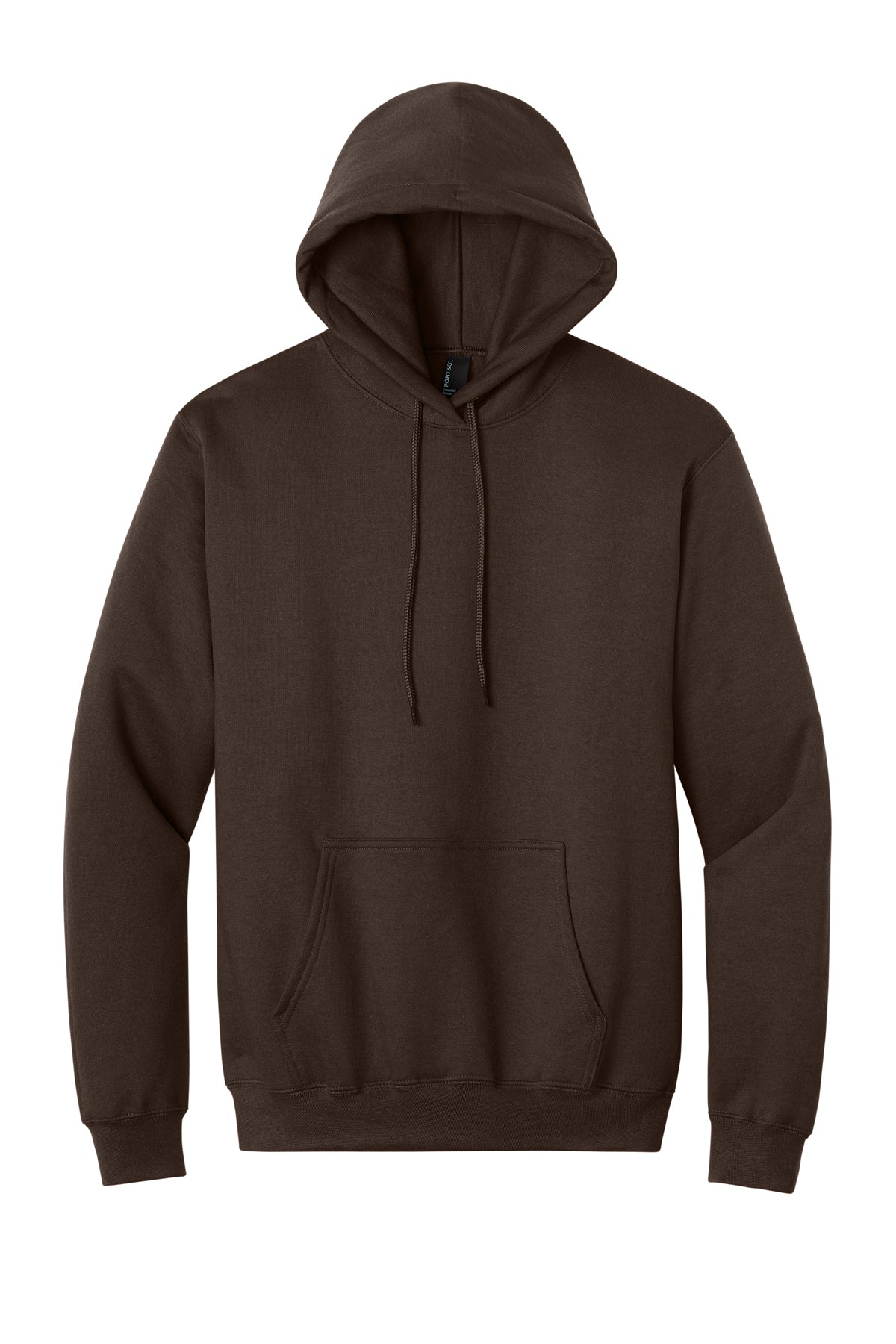 Port & Company Essential Fleece Pullover Hoodie PC90H — Dark Choc/ Brown