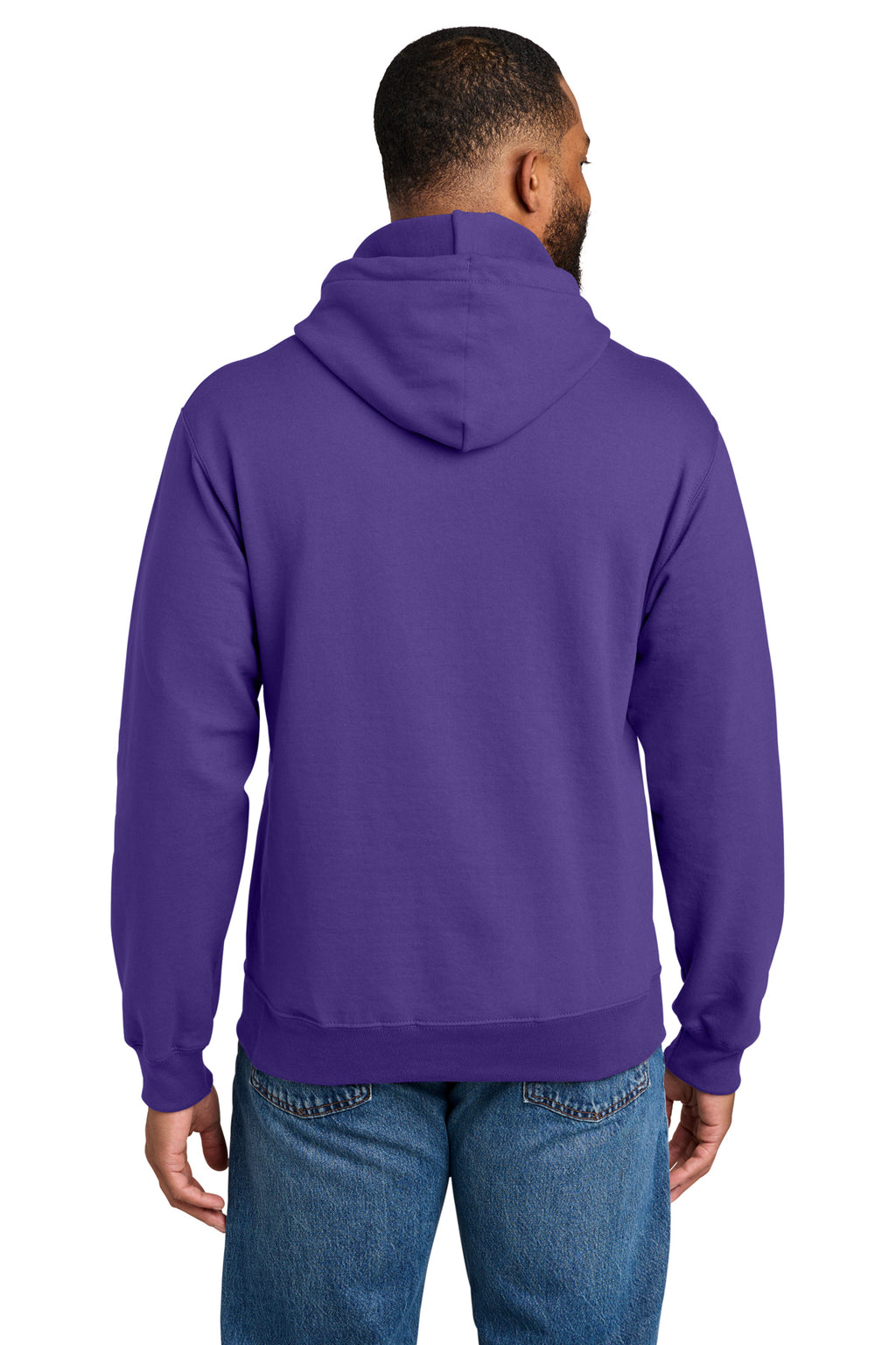 Port & Company Essential Fleece Pullover Hoodie PC90H — Purple