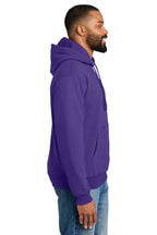 Port & Company Essential Fleece Pullover Hoodie PC90H — Purple
