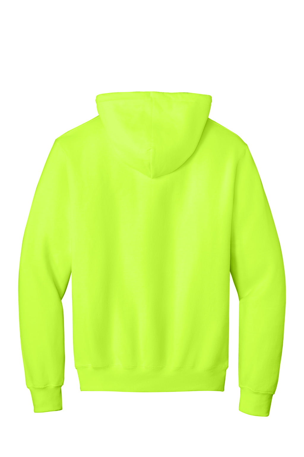 Port & Company Essential Fleece Pullover Hoodie PC90H — Safety Green