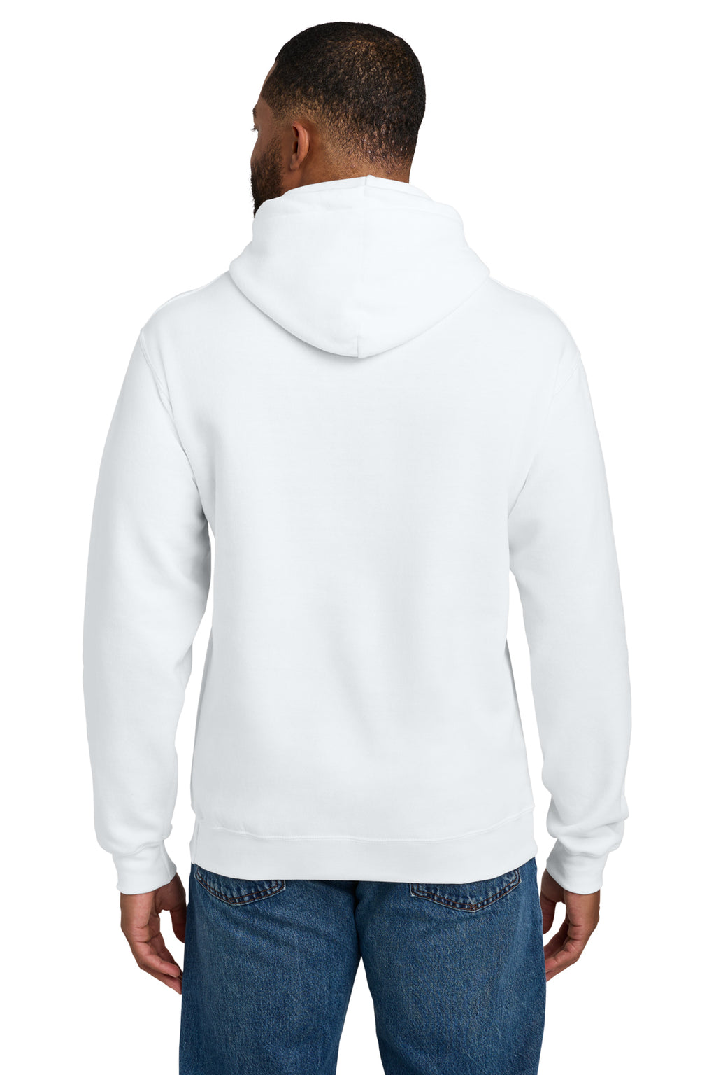 Port & Company Essential Fleece Pullover Hoodie PC90H — White