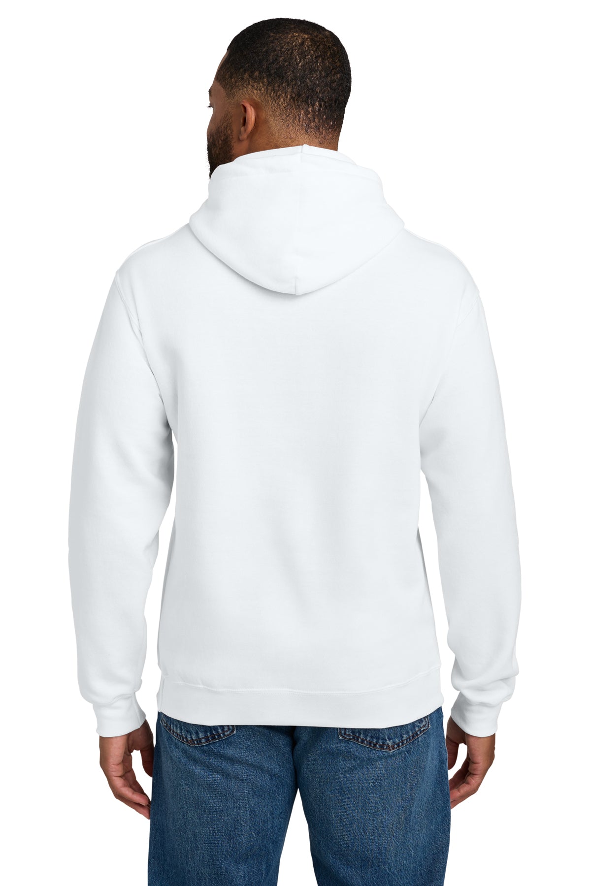 Port & Company Essential Fleece Pullover Hoodie PC90H — White