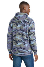 Port & Company Core Fleece Camo Pullover Hoodie PC78HC — Woodland Blue Cam