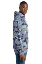 Port & Company Core Fleece Camo Pullover Hoodie PC78HC — Woodland Blue Cam