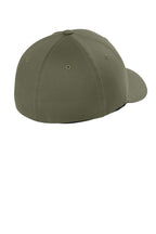 Flexfit Wooly Combed Cap — Olive