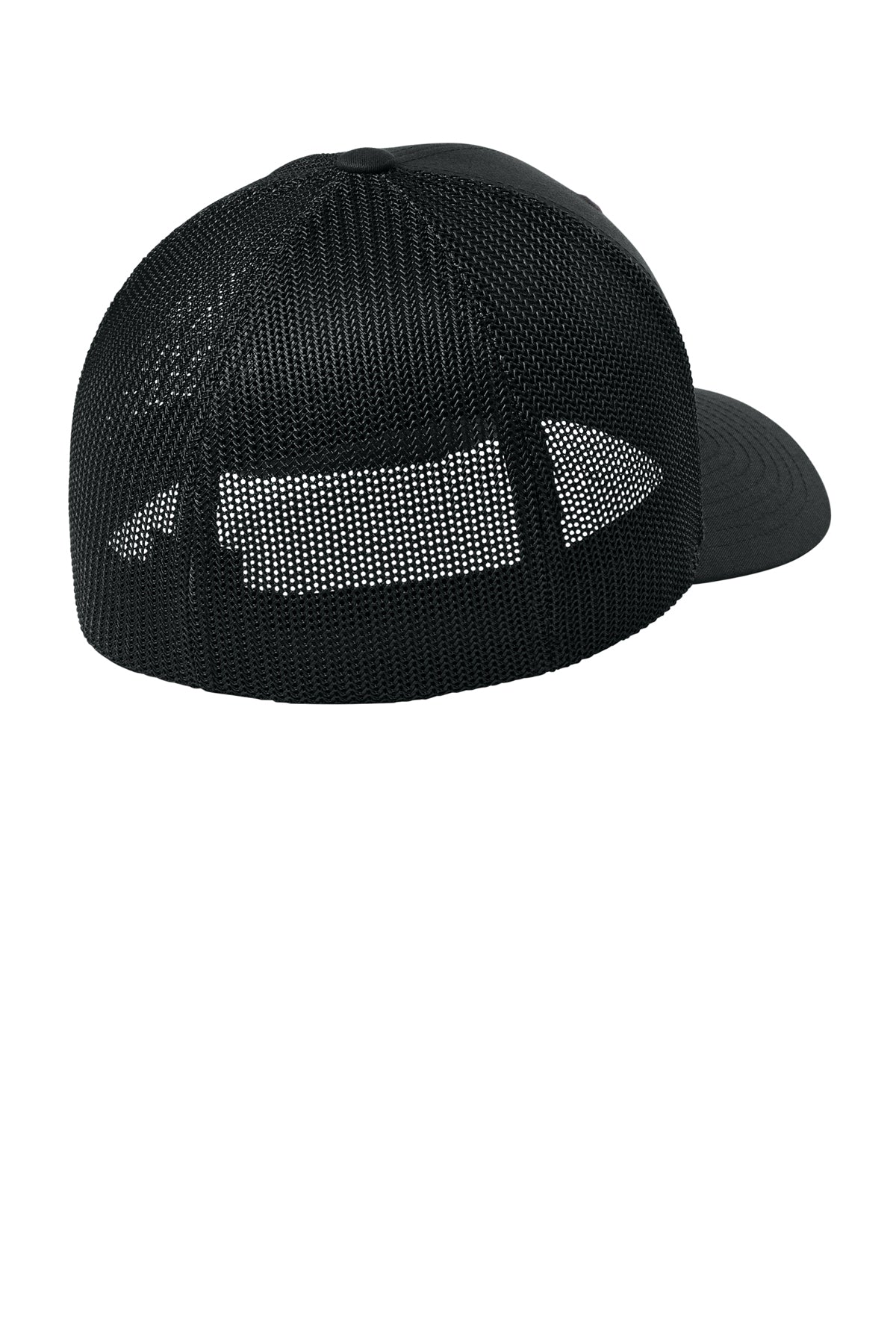 Flexfit Trucker Mesh Cap — Black