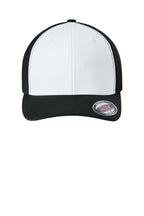 Flexfit Trucker Mesh Cap — Blk/Wh/Blk
