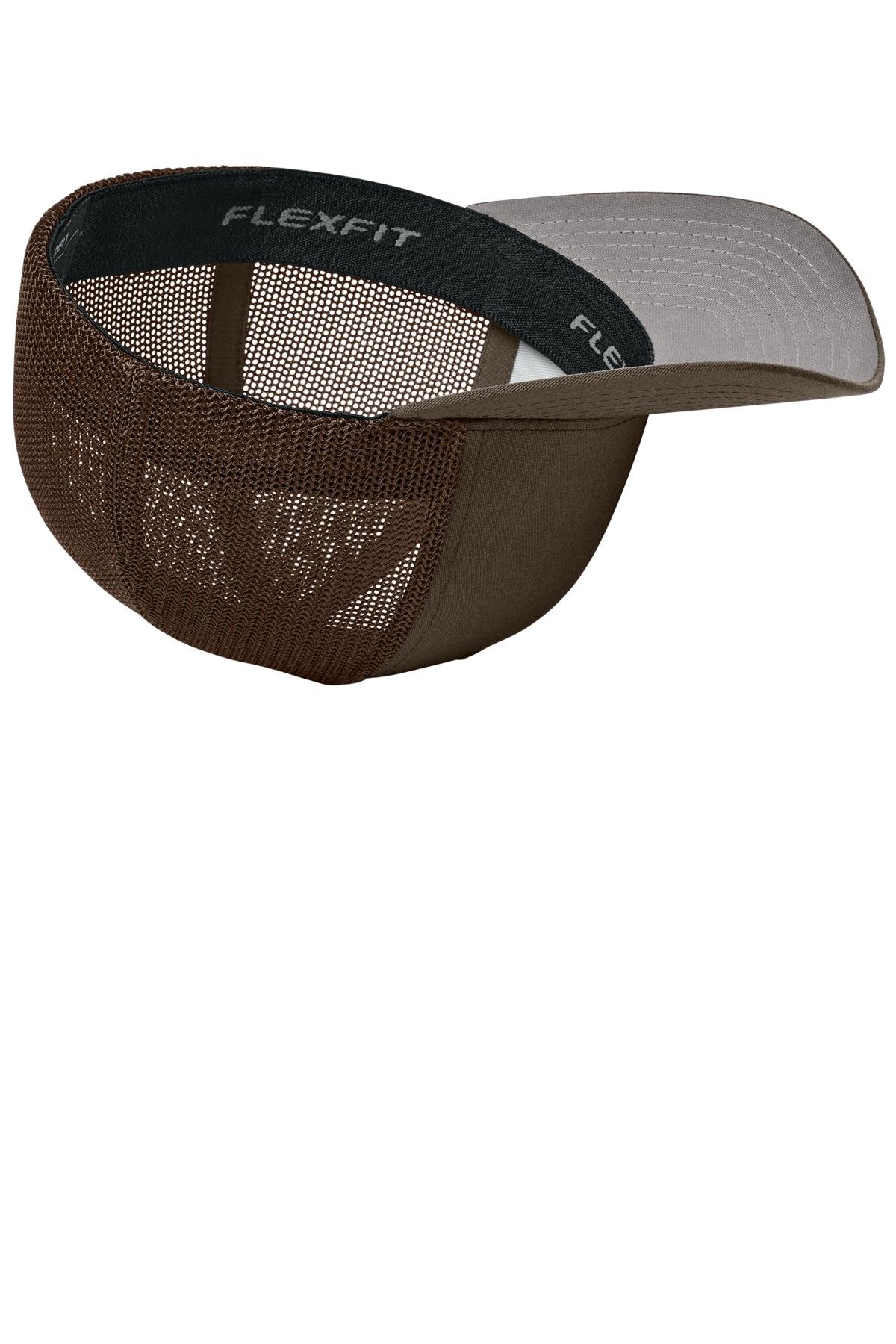 Flexfit Trucker Mesh Cap — Brown