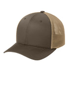 Flexfit Trucker Mesh Cap — Brwn/Khaki