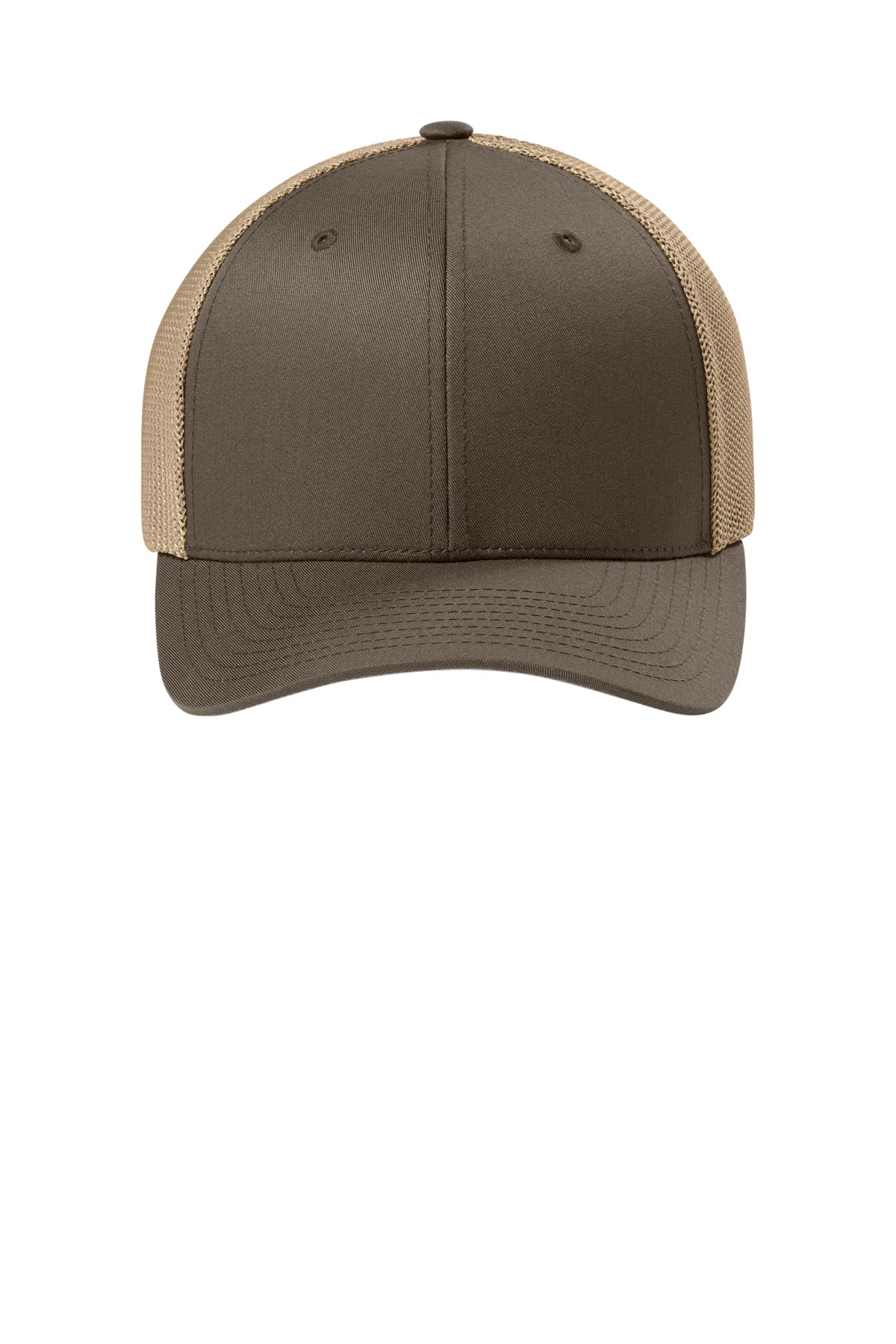 Flexfit Trucker Mesh Cap — Brwn/Khaki