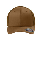 Flexfit Trucker Mesh Cap — Caramel