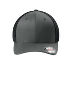 Flexfit Trucker Mesh Cap — Char/Blk