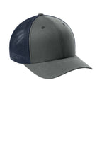 Flexfit Trucker Mesh Cap — Char/Navy