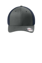 Flexfit Trucker Mesh Cap — Char/Navy