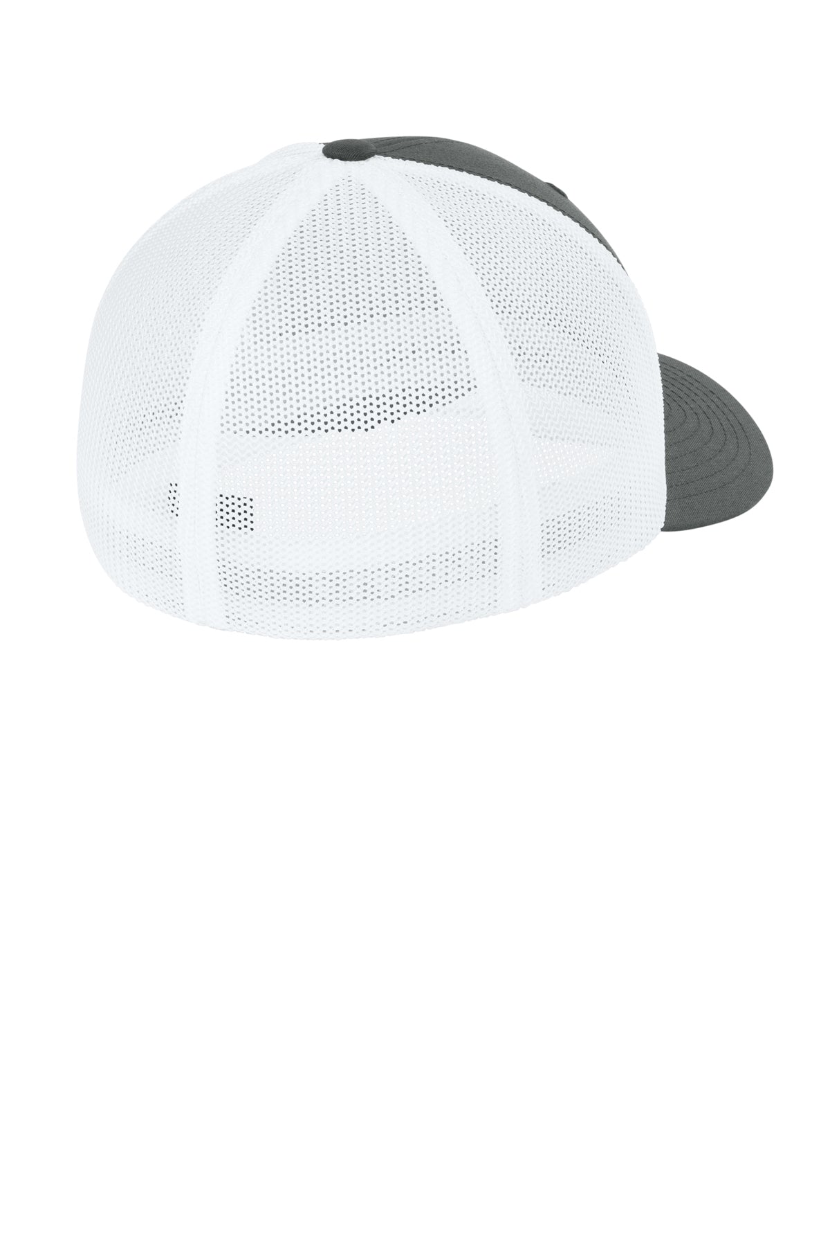 Flexfit Trucker Mesh Cap — Char/White