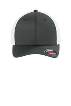 Flexfit Trucker Mesh Cap — Char/White