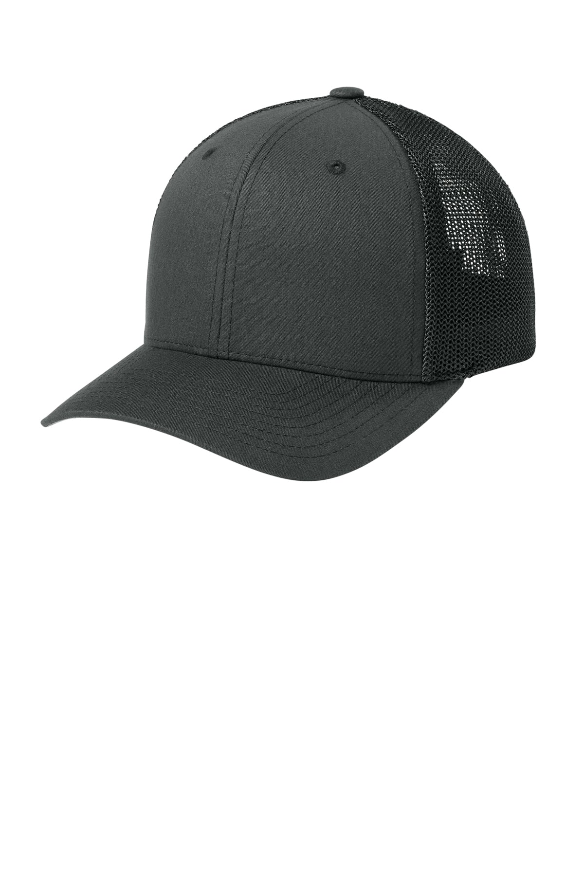 Flexfit Trucker Mesh Cap — Charcoal