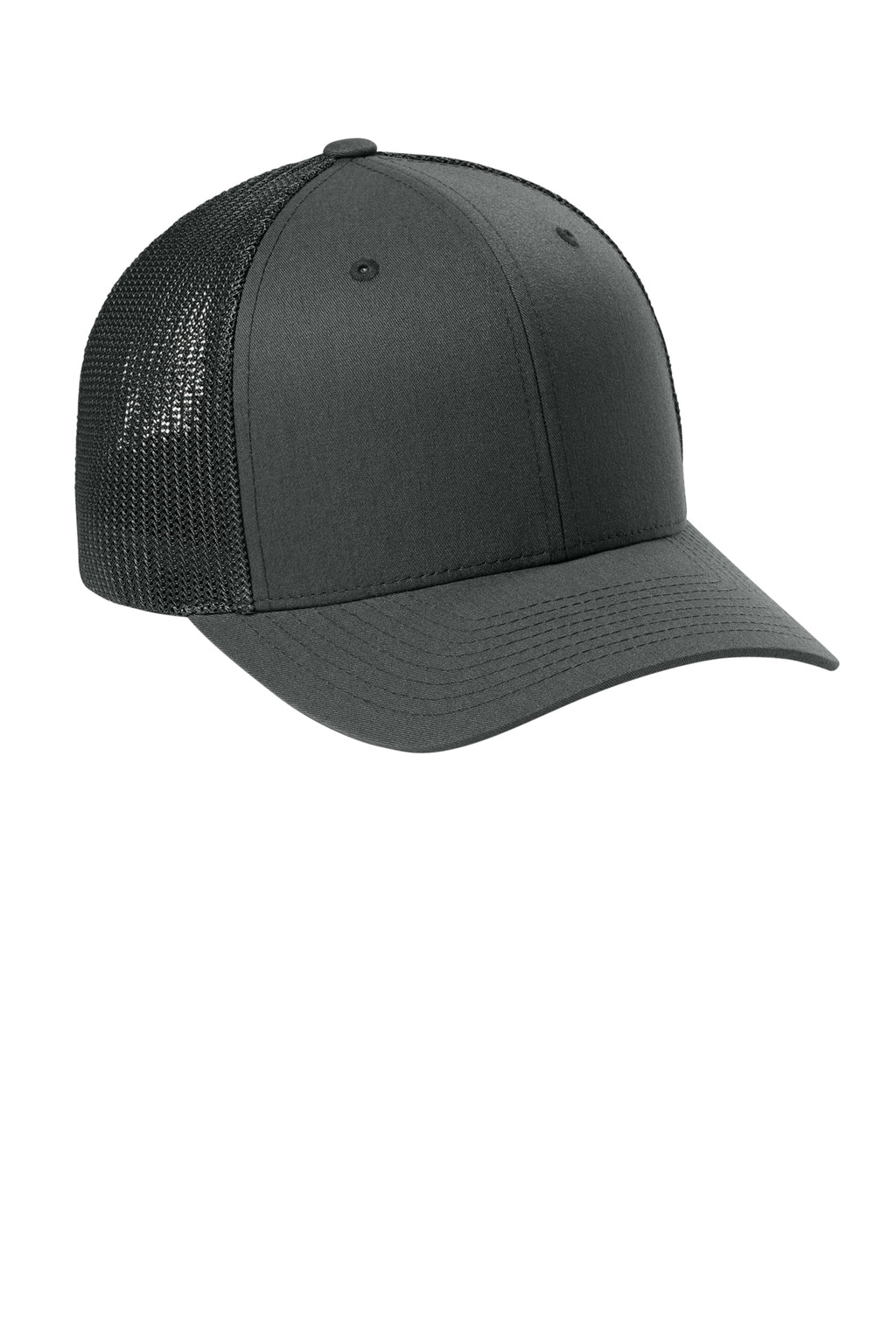 Flexfit Trucker Mesh Cap — Charcoal