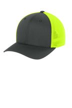 Flexfit Trucker Mesh Cap — Chr/NeYllw