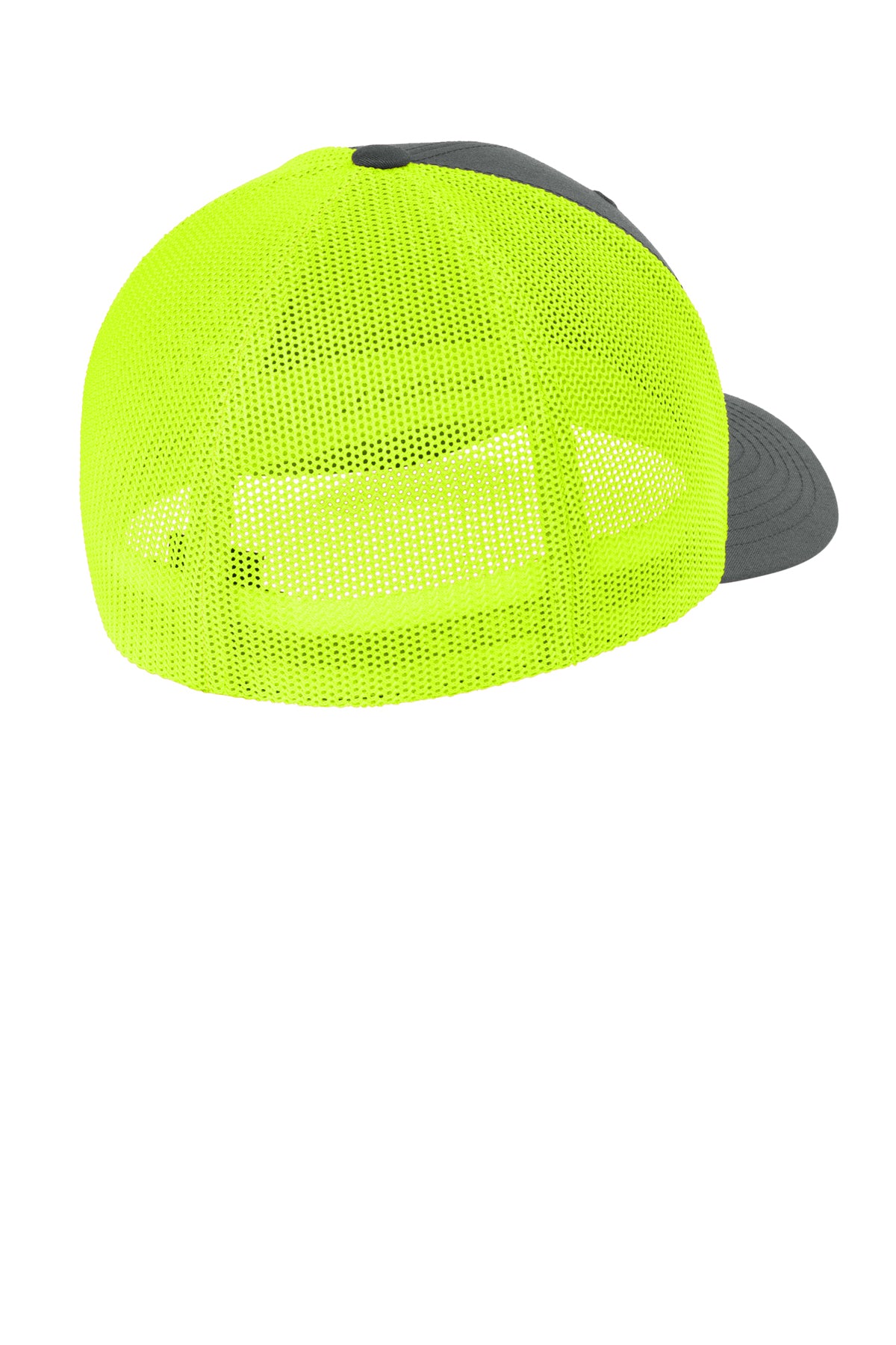Flexfit Trucker Mesh Cap — Chr/NeYllw
