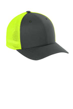 Flexfit Trucker Mesh Cap — Chr/NeYllw